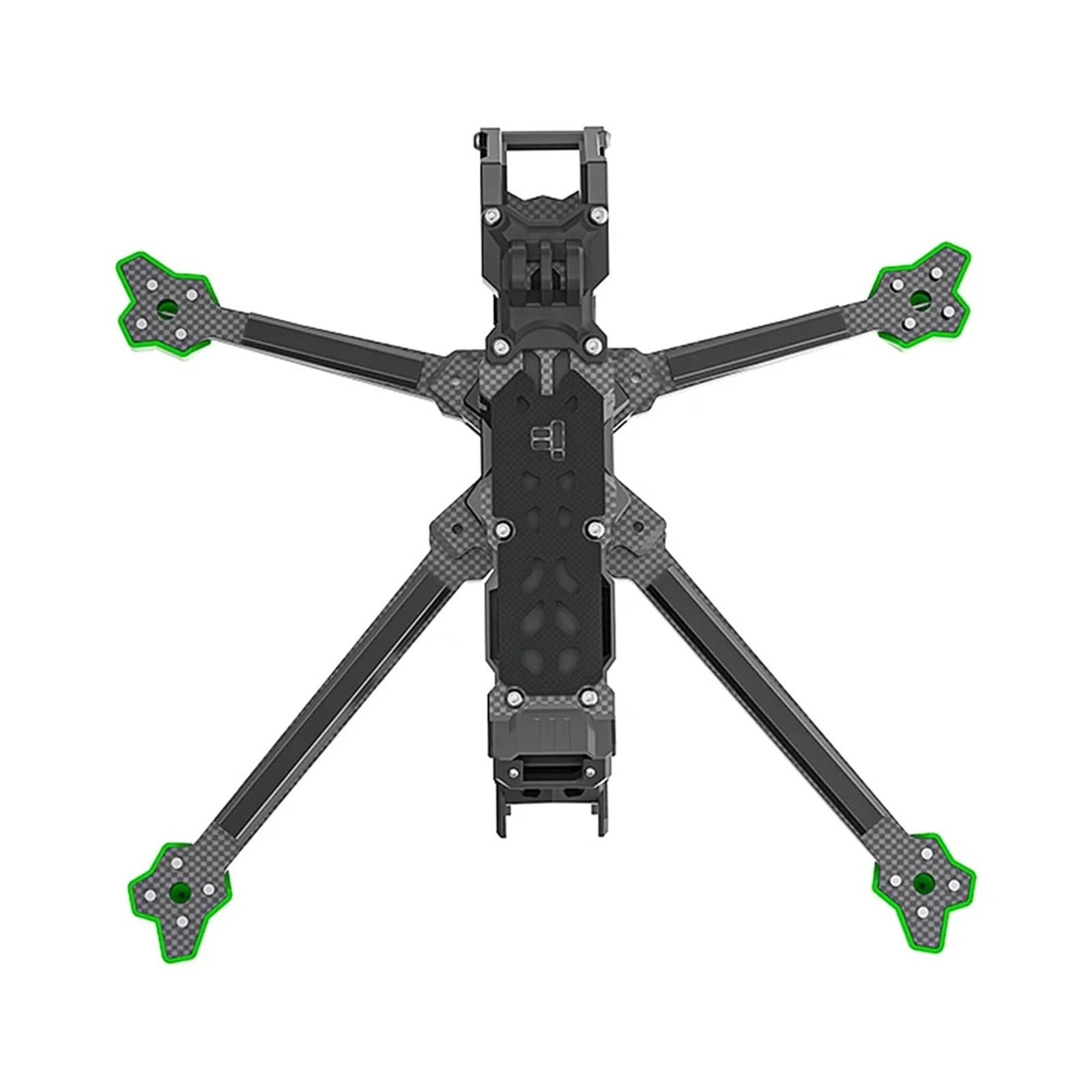 Kit de Marco de cuadricóptero Kit de chasis F6 V2 O4 de 6 Pulgadas, Distancia Entre Ejes F6 de 262 mm con Brazo de 6 mm for dron FPV con Unidad aérea O4