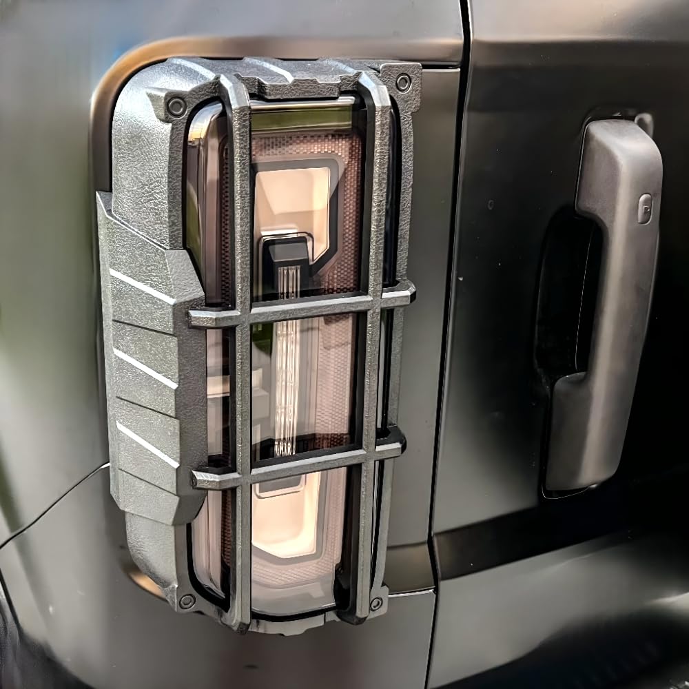 Tail Light Covers Armor for Ford Bronco 2021-2024 Set of 2