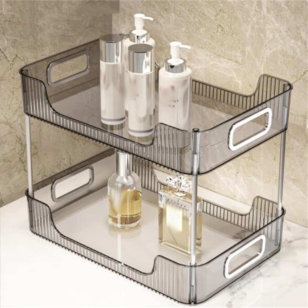 FMURY Storage Box Desktop Dressing Table Rack Bathroom Toilet Hand Wash Countertop Cosmetic Toilet Shelf