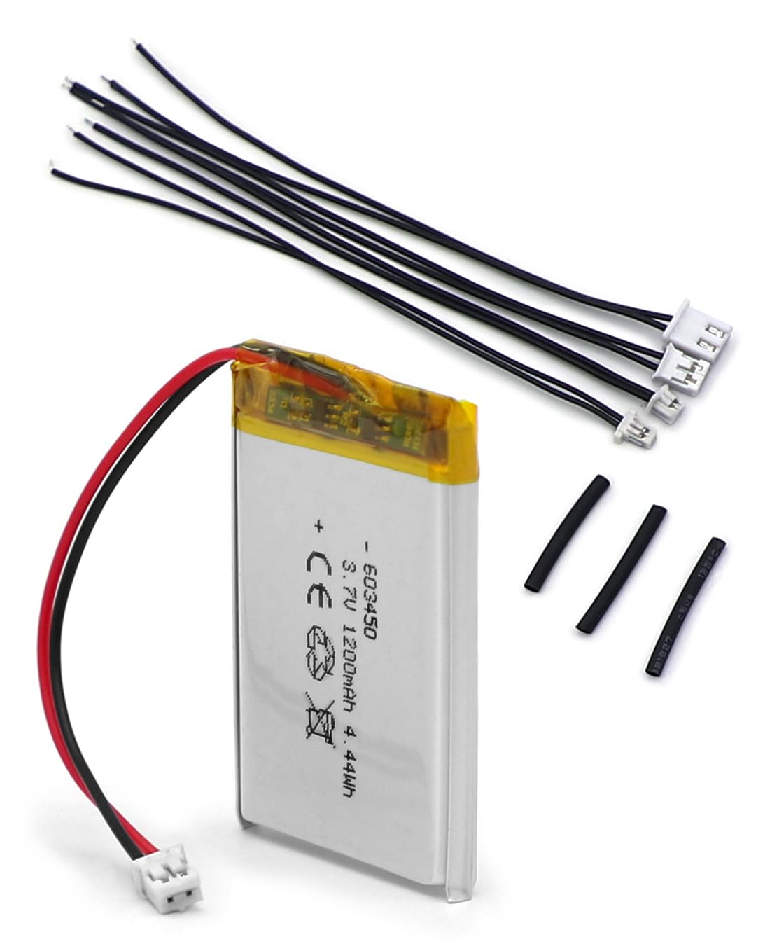 YTKavq 3.7V 10X 1200mAh Battery 603450 Lithium Polymer Ion Rechargeable Li-ion Li-Po