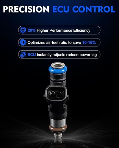 Miniatura 4 de Upgraded 0280158007 Fuel Injectors Fits For:-Nissan 2005-2012 Pathfinder, 2005-2014 Armada, Xterra, Frontier, 2012-2014 Nv 1500 2500 3500 Titan,