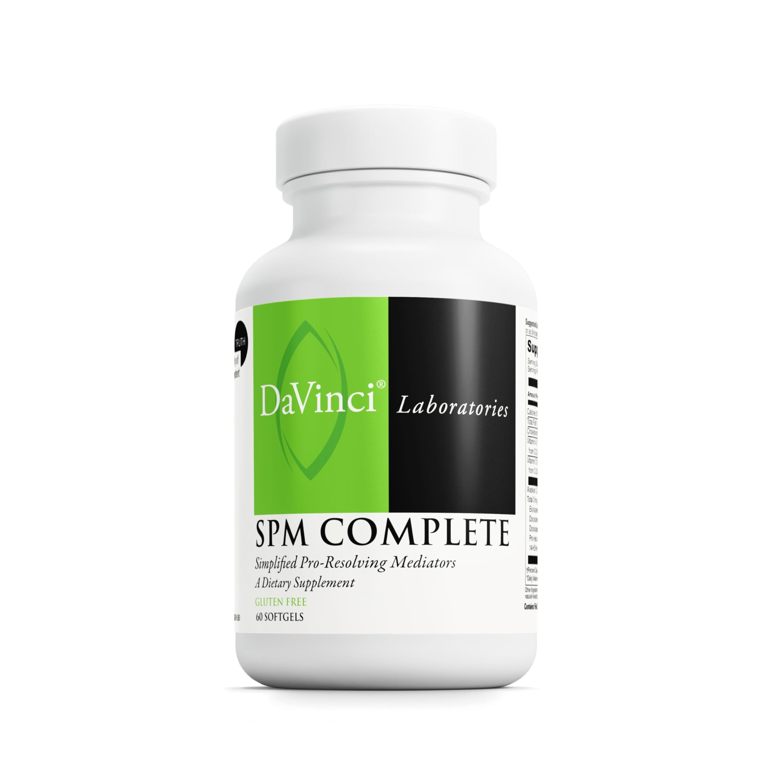 DAVINCI Labs SPM Complete - Helps Support Immune System, Digestive Health, Joint Health & More with Omega-3 Fatty Acids, Including EPA, DHA & DPA - Gluten-Free - 60 Softgels