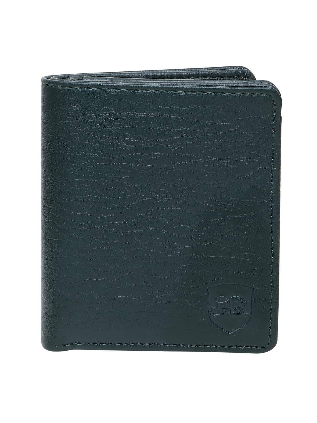 SAMTROHMen Casual, Ethnic, Evening/Party, Formal, Travel, Trendy Green Artificial Leather Wallet (6 Card Slots) (SM_Bull_Green_Mini)