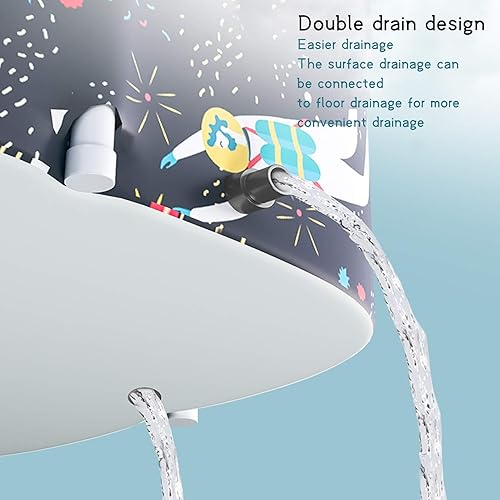 Miniatura 5 de Kit de bañera portátil, bañera plegable para adultos, bañera de pie, baño familiar separado, bañera de spa, ideal para baño caliente de hielo de