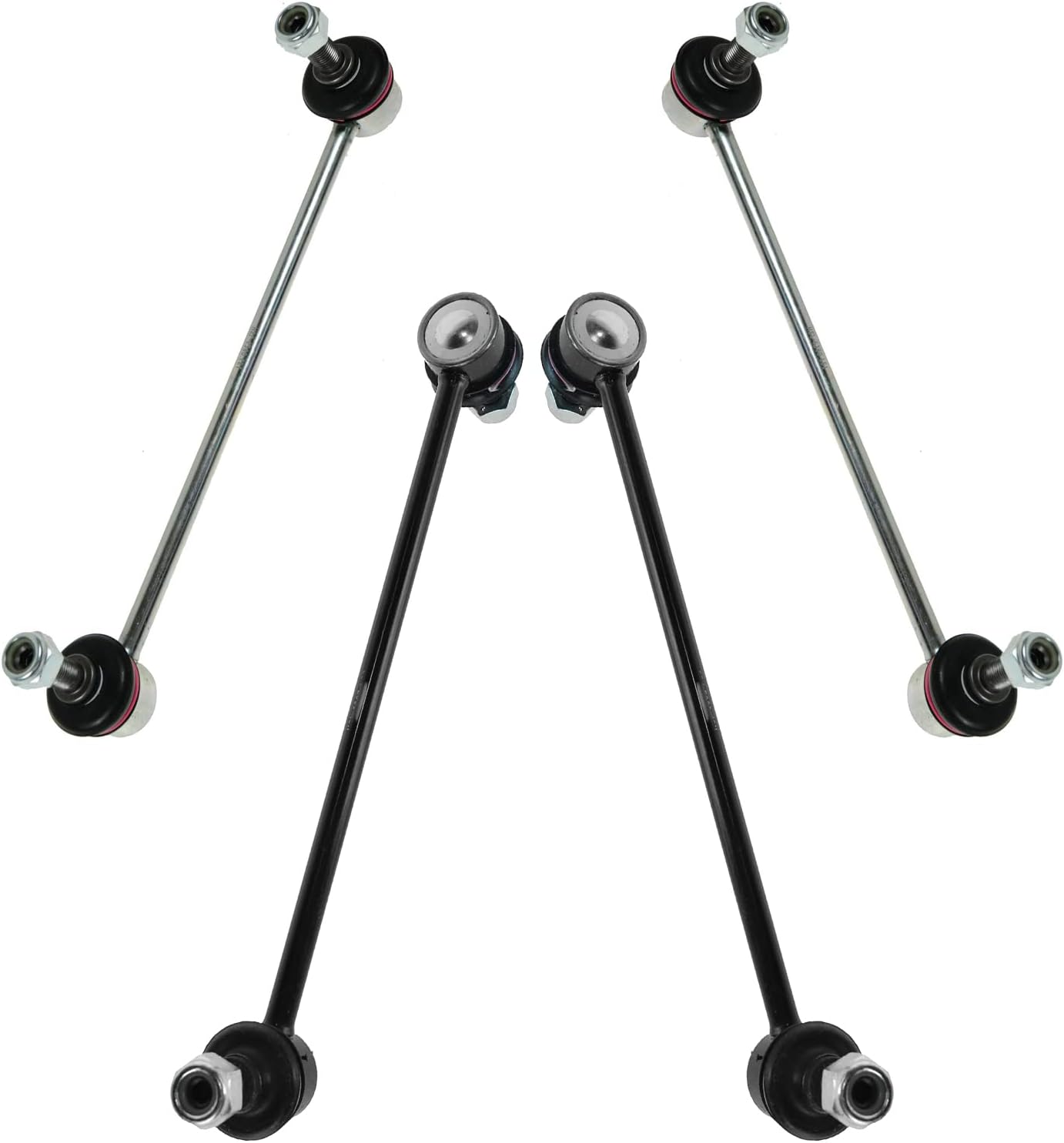 TRQ Front & Rear Sway Bar Stabilizer Link Set Compatible with 2013-2018 Lexus ES300h ES350 Toyota Avalon 2012-2017 Camry