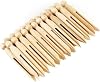 Wooden Dolly Pieces 48pk | Strong and Reusable Cloth Pegs | Indoor and Outdoor Heavy Duty Dolly Pieces