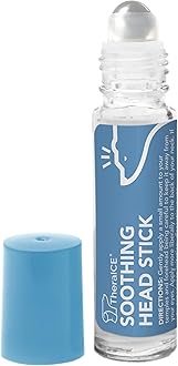 TheraICE Rx Migraine Relief Stick 10 ml (.33-Oz) Organic Essential Oil Roll on Headache Tension Aromatherapy: Peppermint, Spearmint, Lavender, Chamomile, Rosemary, Eucalyptus. Metal Roller. USA Made