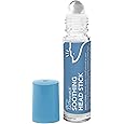 TheraICE Soothing Head Stick 10 ml .33-Oz Essential Oil Roll on Aromatherapy Peppermint, Spearmint, Lavender, Chamomile, Rosemary, Eucalyptus. Metal Roller. USA Made