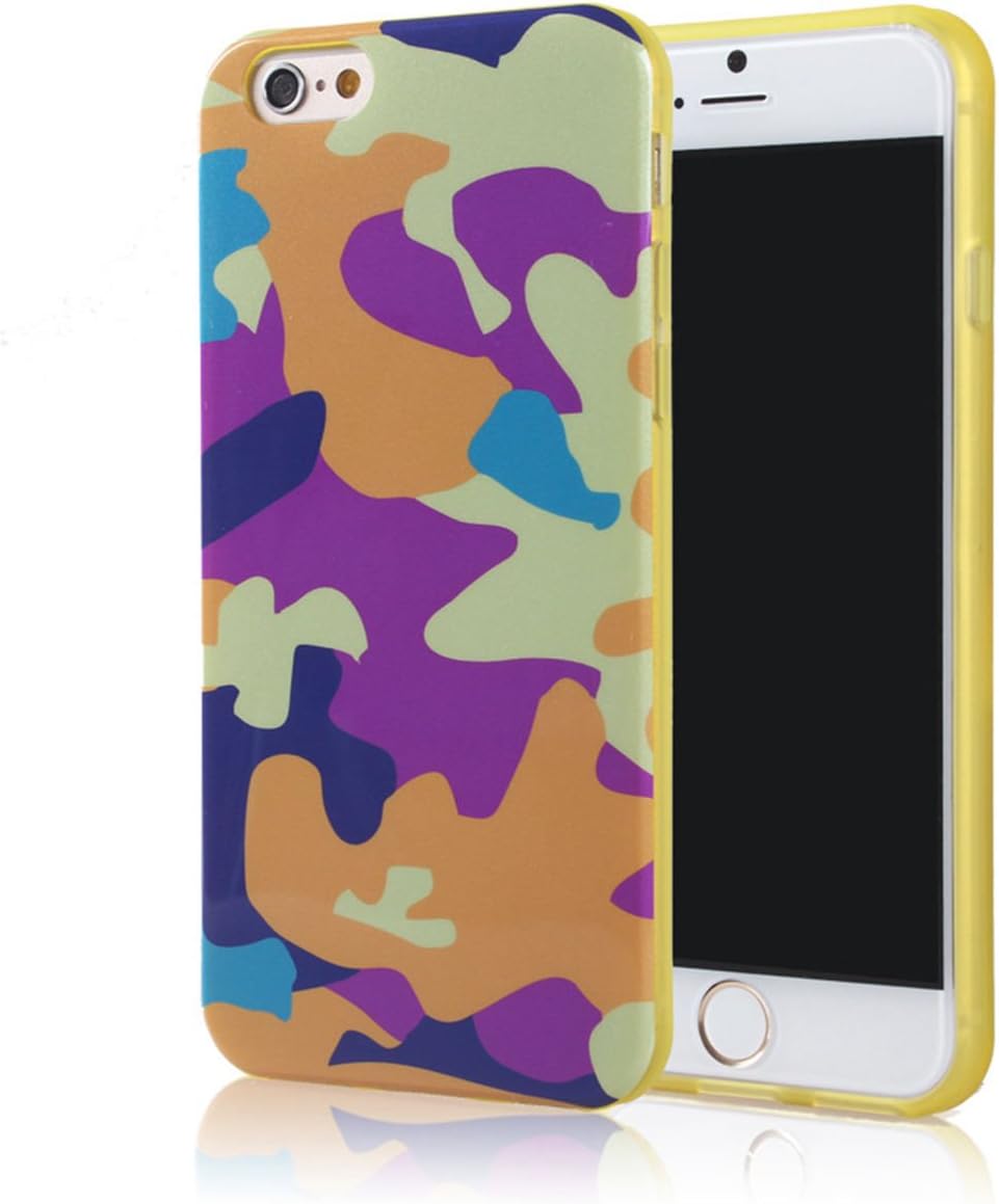 iPhone 6S Case, MC Fashion[Ultra-thin Camouflage Series] Flexible Design,Light and Scented Case for Apple iPhone 6S (2015) & iPhone 6 (2014) (Yellow Camouflage)