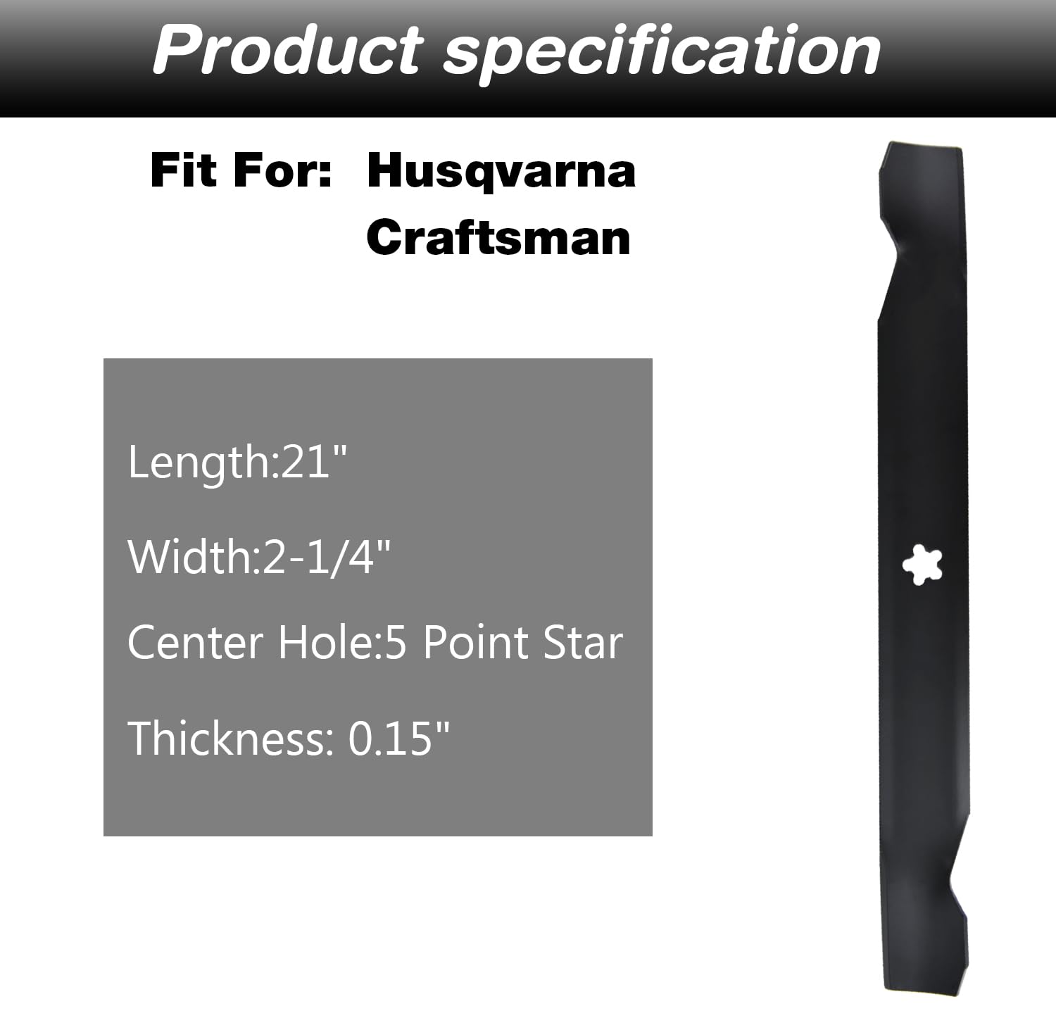 Cuchillas de alta elevación para cortacésped Craftsman Poulan Pro Hus AYP LT1000 LT2000 de 42 pulgadas, repuesto para cortacésped 532138971 138498 138971 532138498 138971X431