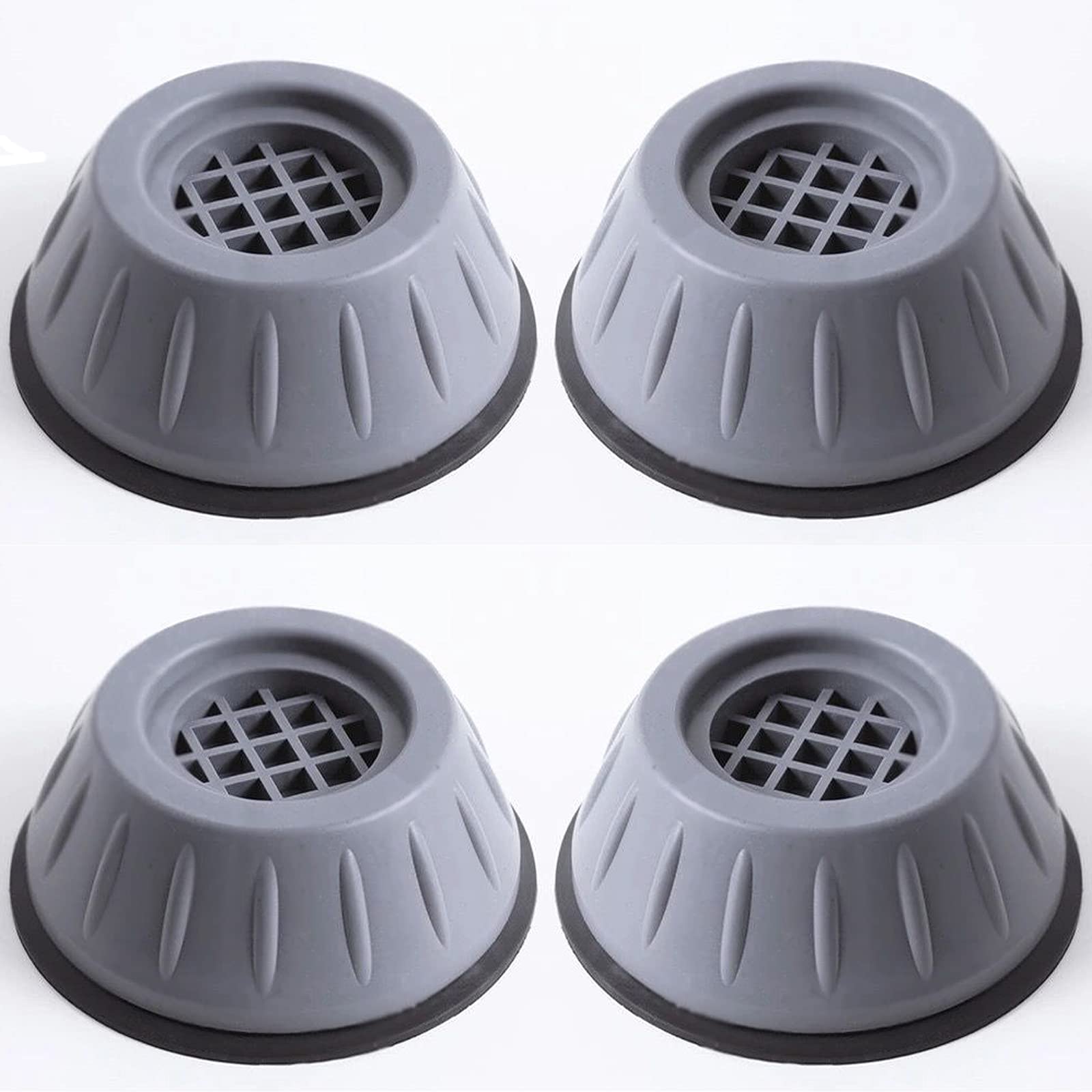 Boounyatin4PCS Washing Machine Foot Pads, Shock and Noise Cancelling Washing Machine Support, Washing Machine Anti Vibrasion Pads, Washing Machine Stabilizer for All Washing Machine