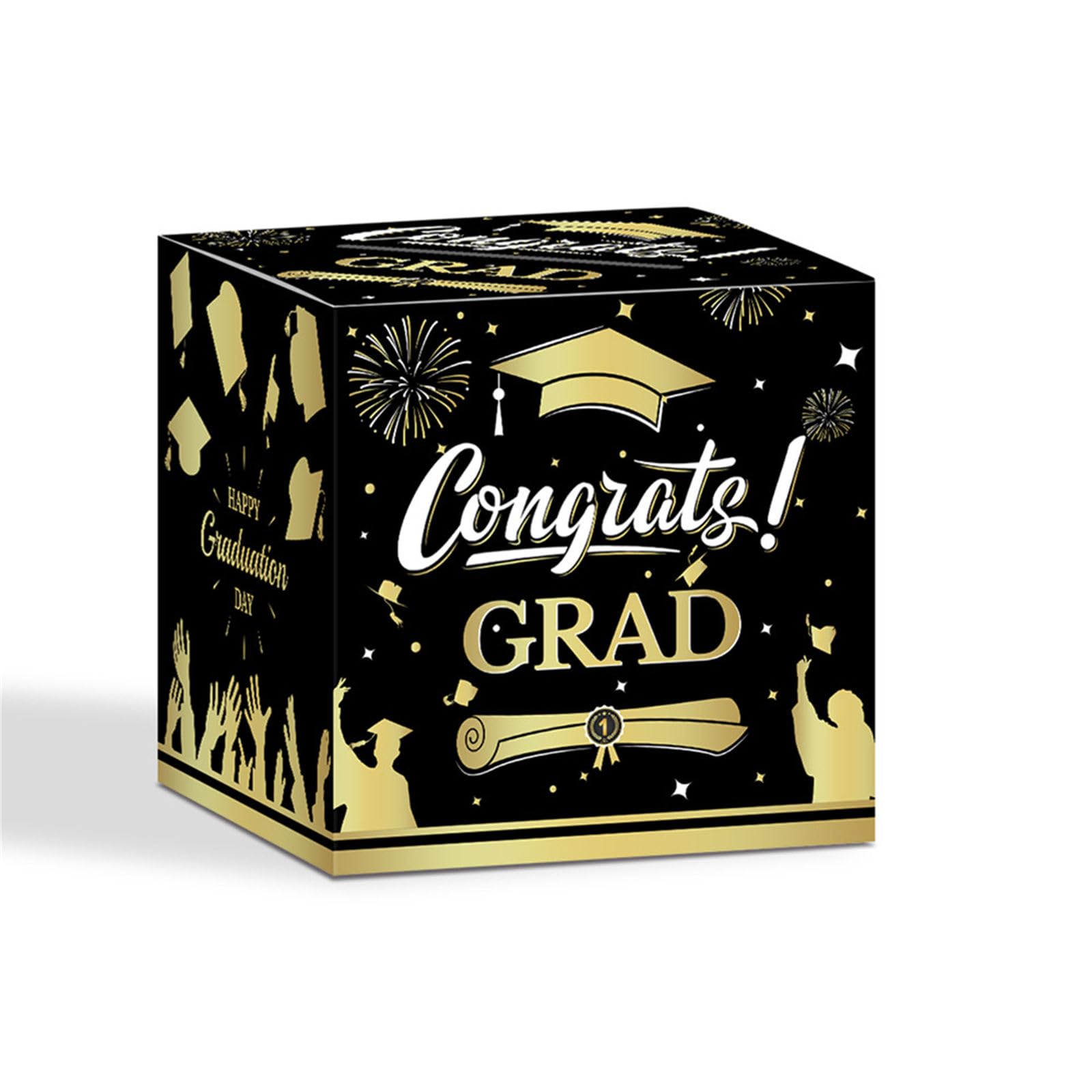 Montesy Graduation Season Decorative Voting Box Party and Holiday Decors Cardboard Easy Assembly for School Event and Parties