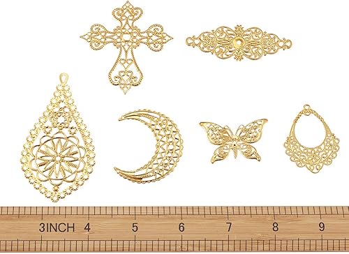 Miniatura 4 de Colgantes huecos antiguos, Metal