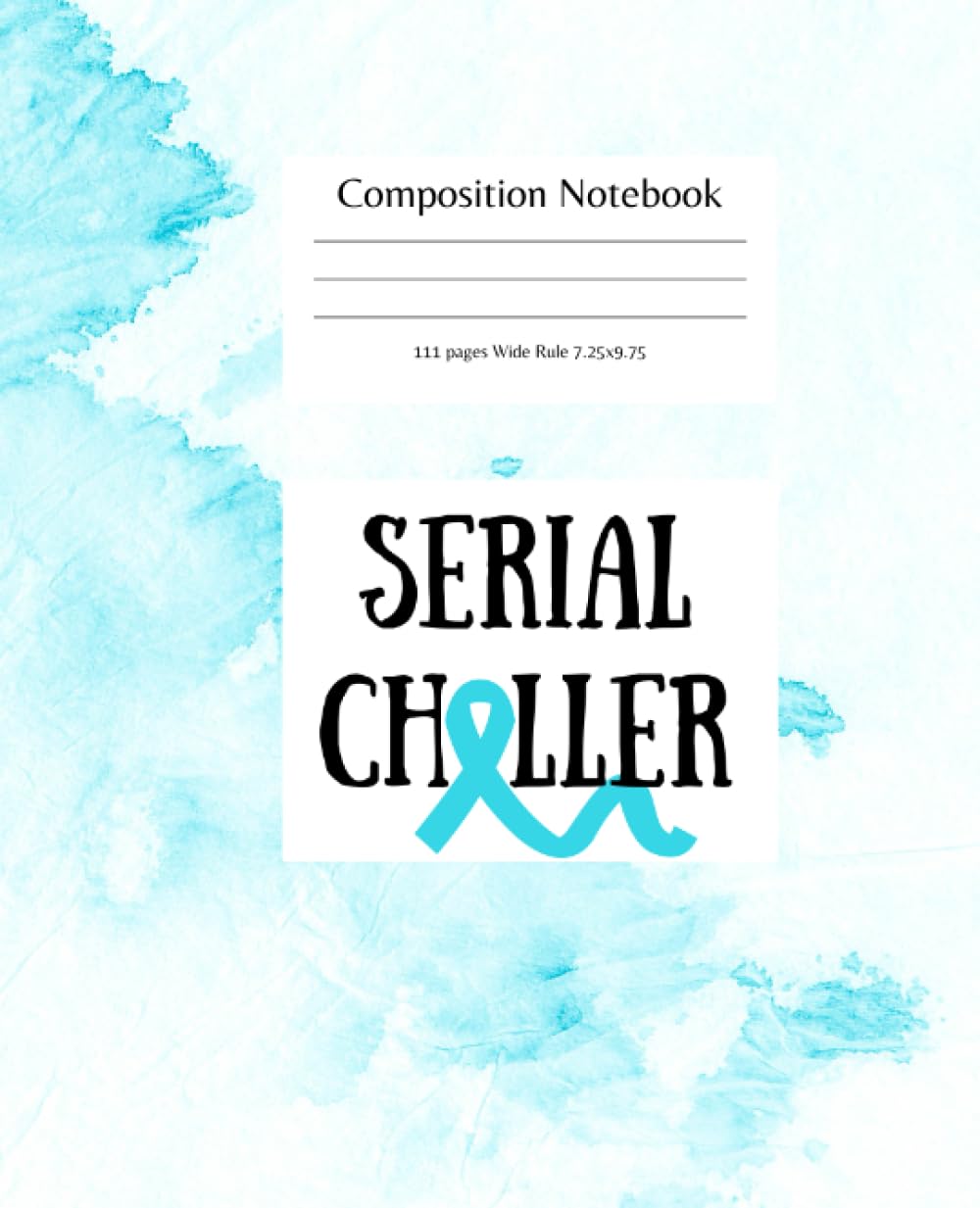 POTS Serial Chiller Composition Notebook, POTS Journal, Dysautonomia Diary, Spoonie Gift, Spoonie Notebook