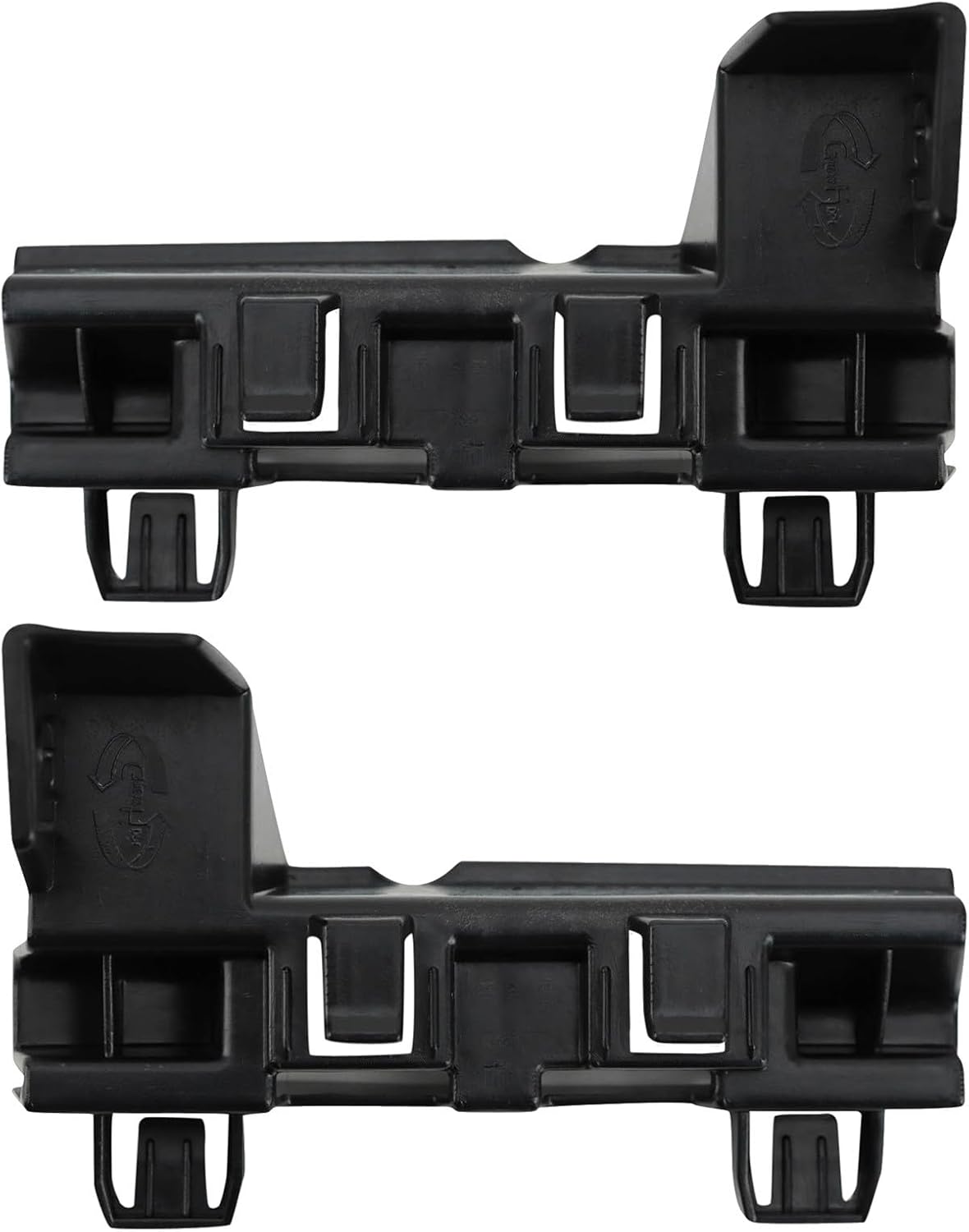 TRQ Front Bumper Bracket Set Compatible with 2006-2010 Ford Explorer FO1066170 FO1067170