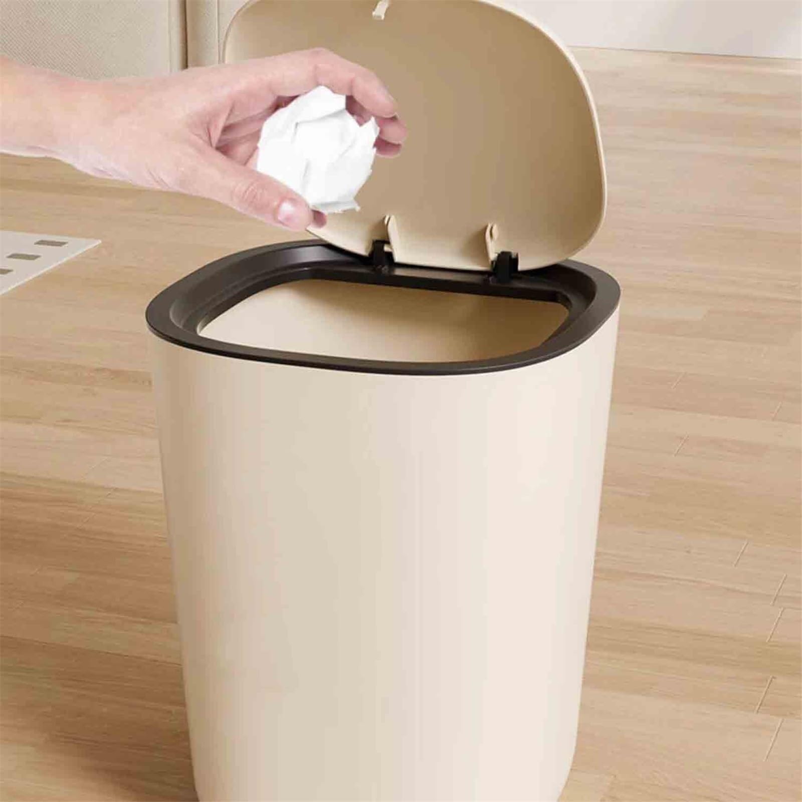 Pattumiera Domestica Di Grande Capacità Con Coperchio Ufficio(Piccolo)