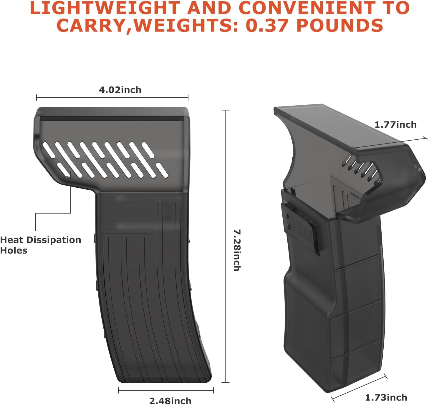 Quick-Release Heat-Resistant Brass Catcher - Tactical Universal Shell Collector with Mount for Efficient Brass Casing Catching - Durable Brass Catcher for Rifles