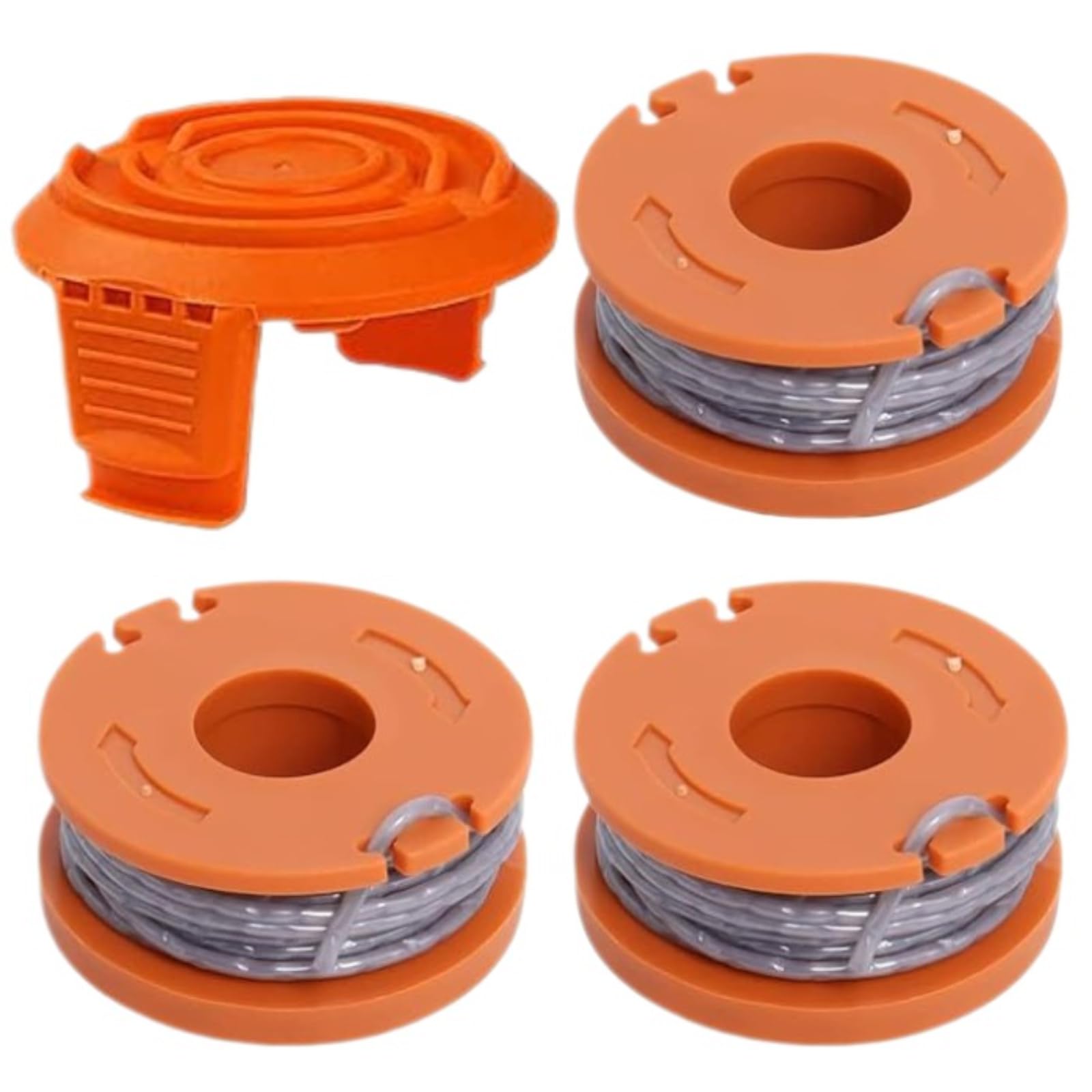 Fil Débroussailleuse 4mm Lot De 3 Bobines De Fil De Rechange En