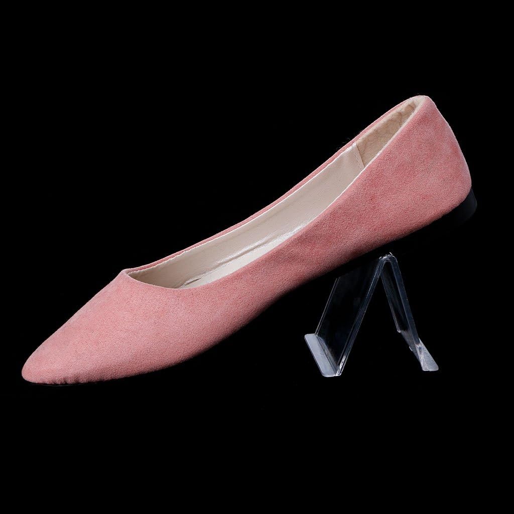 Multifunction Acrylic Shoes Display Stand V Shape Shoe Rack Shelf Holder Shop