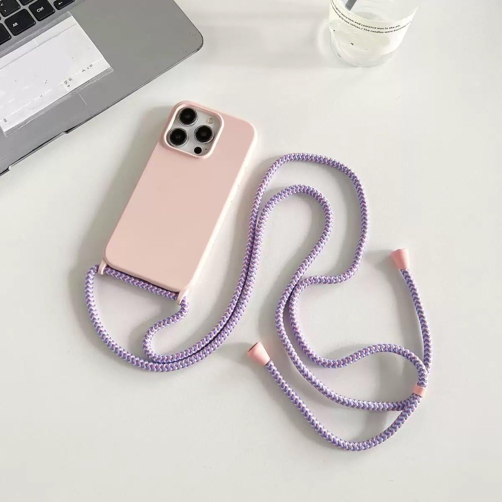 Protection silicone liquide iPhone 13 Pro Max rose évite les rayures au quotidien