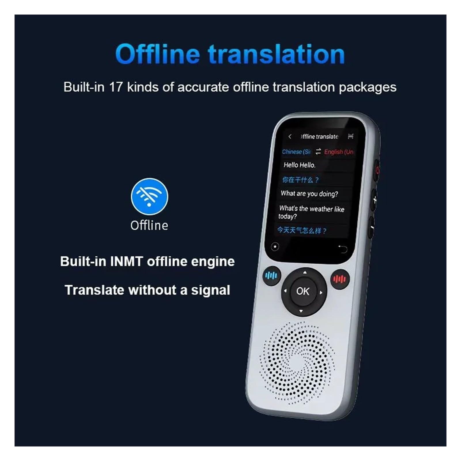 ボイストランスレーター　AI翻訳機 Amazon.co.jp: AUTOOSE Z9 AI翻訳機 音声翻訳機 ChatGPT搭載【SIM不要