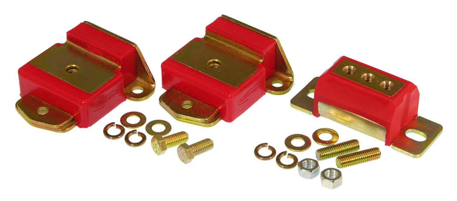 Kit de montaje de motor y transmisión de uretano rojo PROTHANE 7 1907