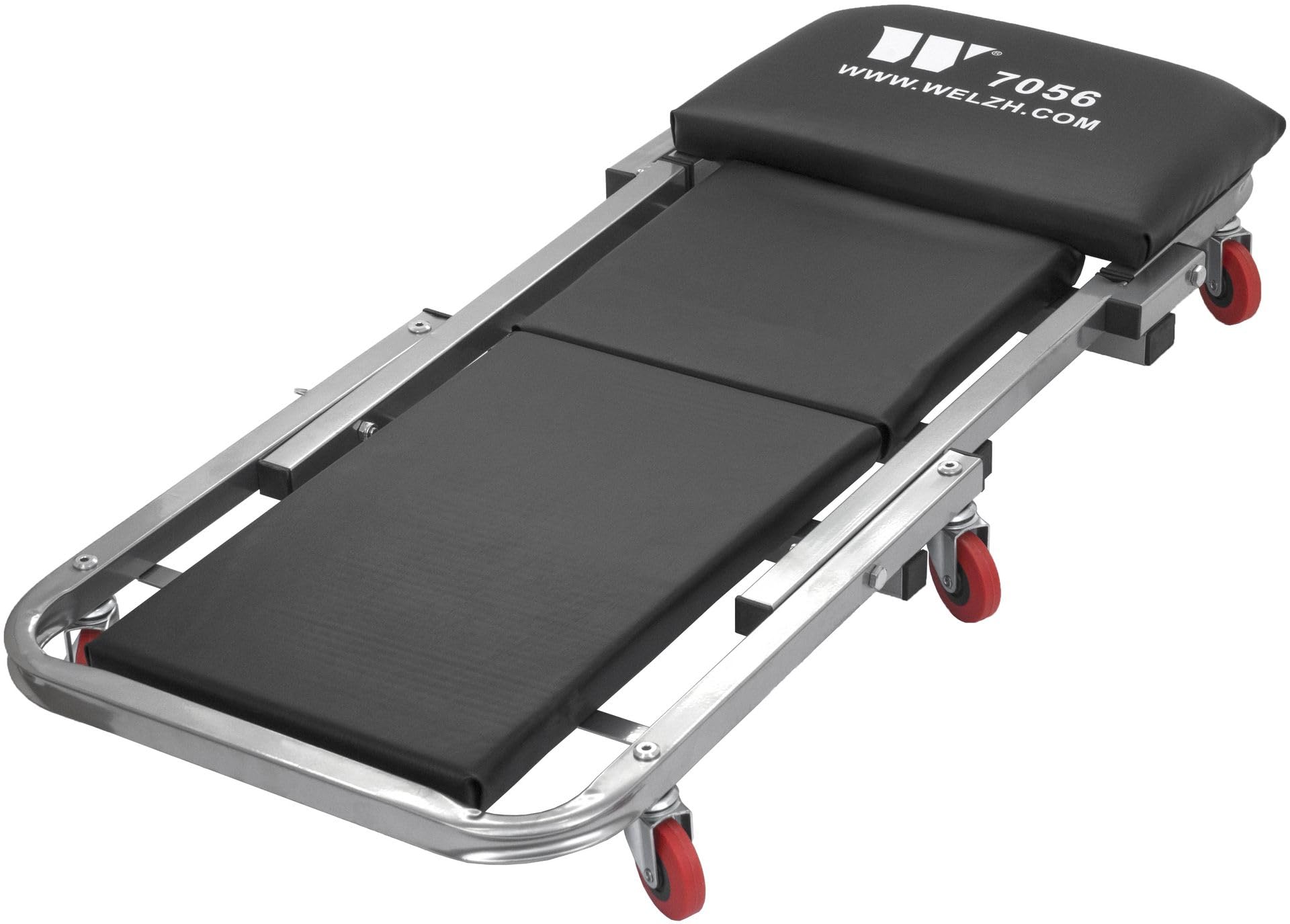 Welzh 7056-WW Camilla para Taller mecanico Convertible en Asiento con 6 Ruedas 360º