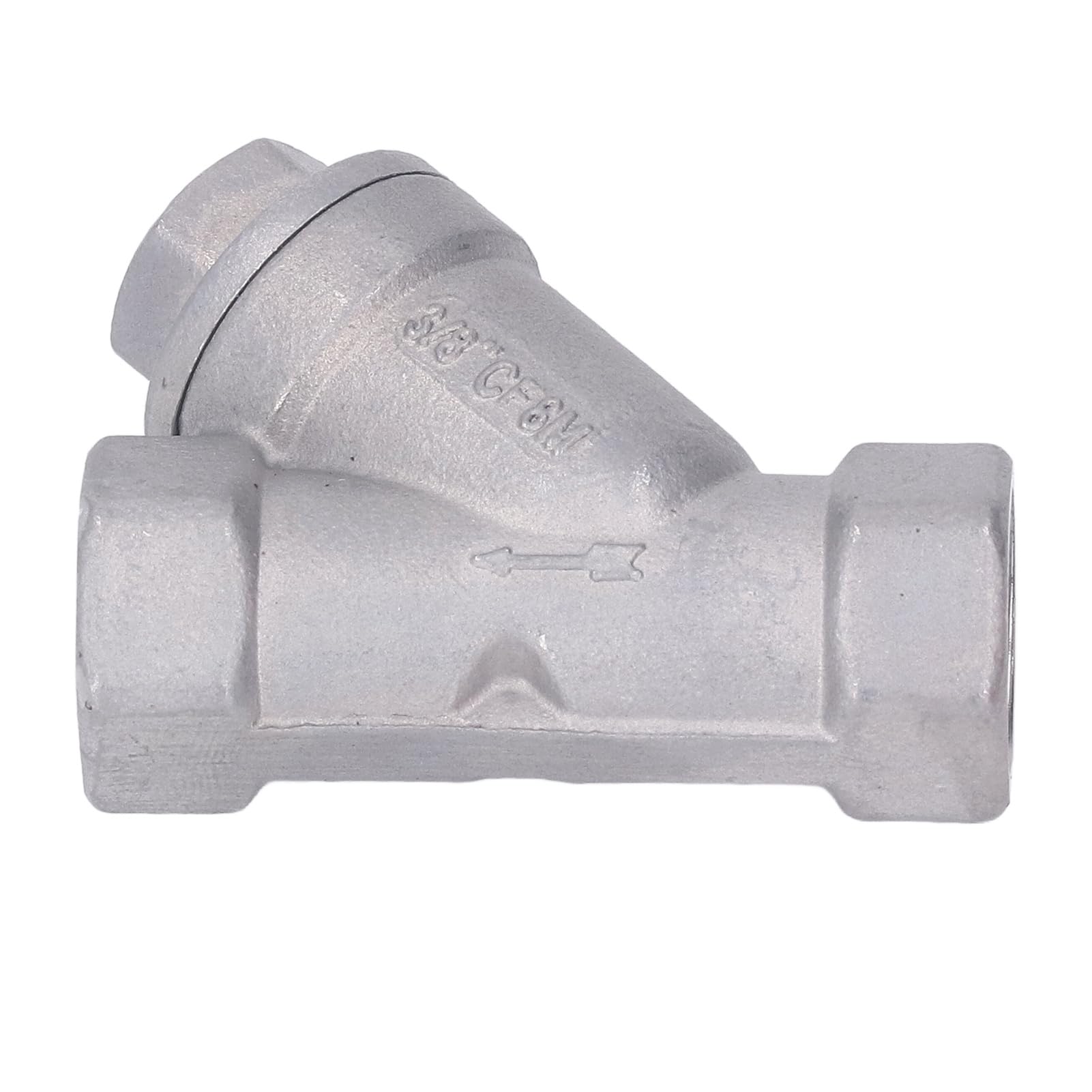 Filtro tipo Y de acero inoxidable 304, rosca hembra 3/8 pulgadas DN10 para agua, aceite y gas