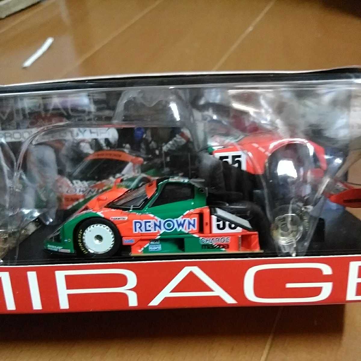 MIRAGE 1/43 MAZDA 787B ルマン 優勝 1991 マツダ