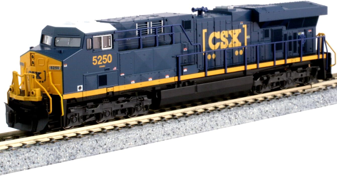 Kato USA, Inc. N GE ES44DC Locomotive CSX Boxcar #5293 KAT1768948 N Locomotives