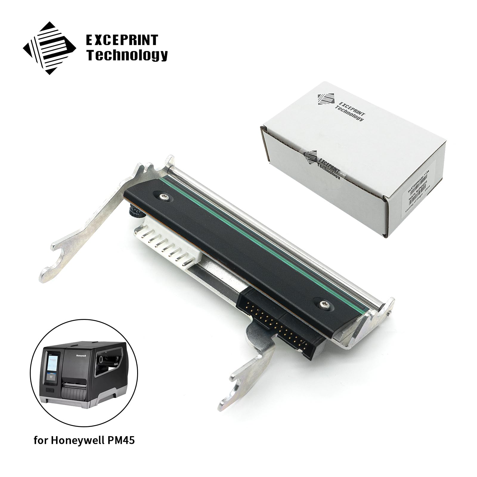 EXCEPRINT Printhead for Honeywell 50180236-001 for Intermec PM45 PM45C 203dpi Thermal Label Printer, Print Head Replacement