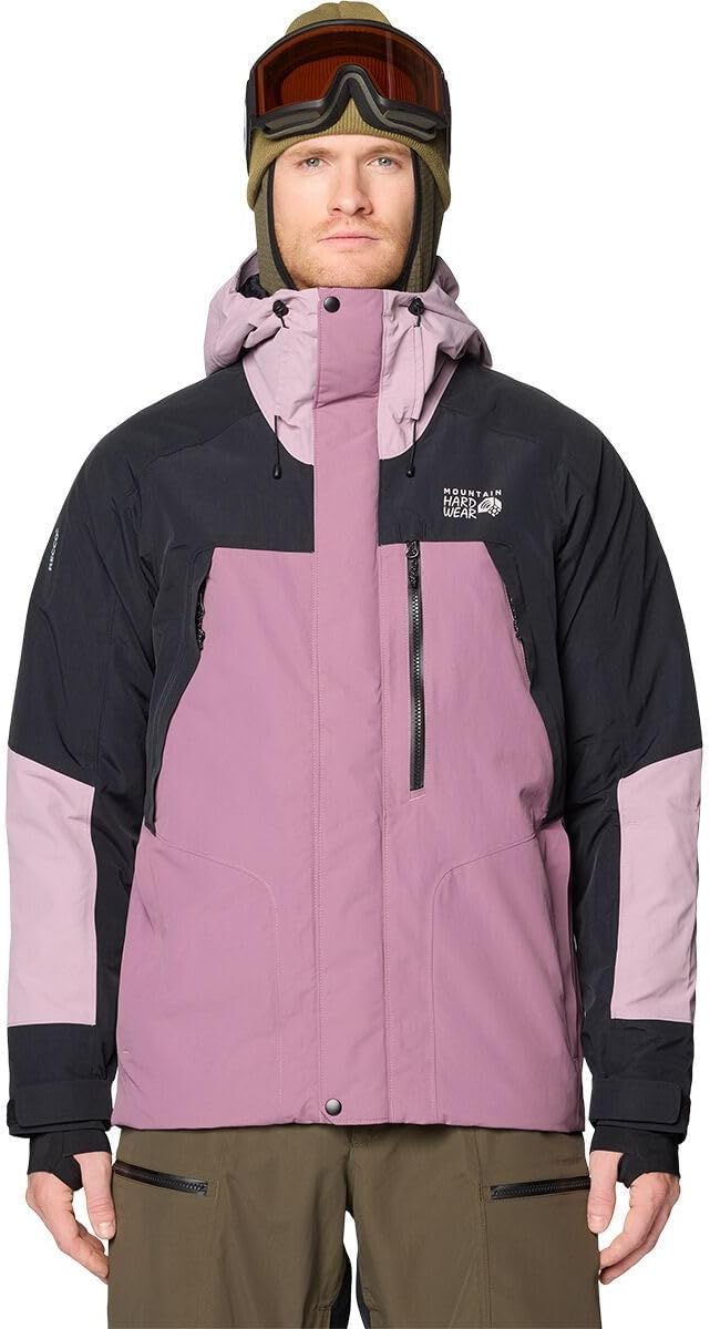Mountain Hardwear, First Tracks Insulated Jacket - Men's, Dark Daze/Daze/Black, M