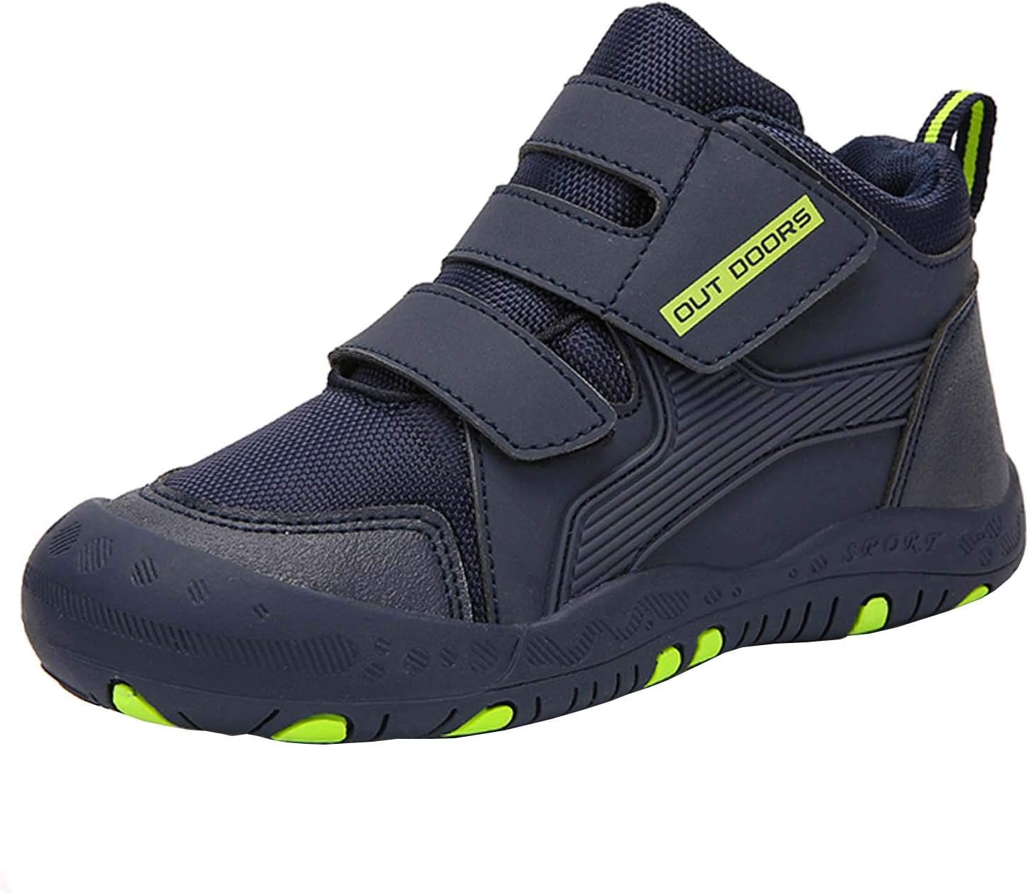 CERYTHRINA Kids Hiking Ankle Shoes Water Resistant Anti Collision Boots Athletic Outdoor Sneakers