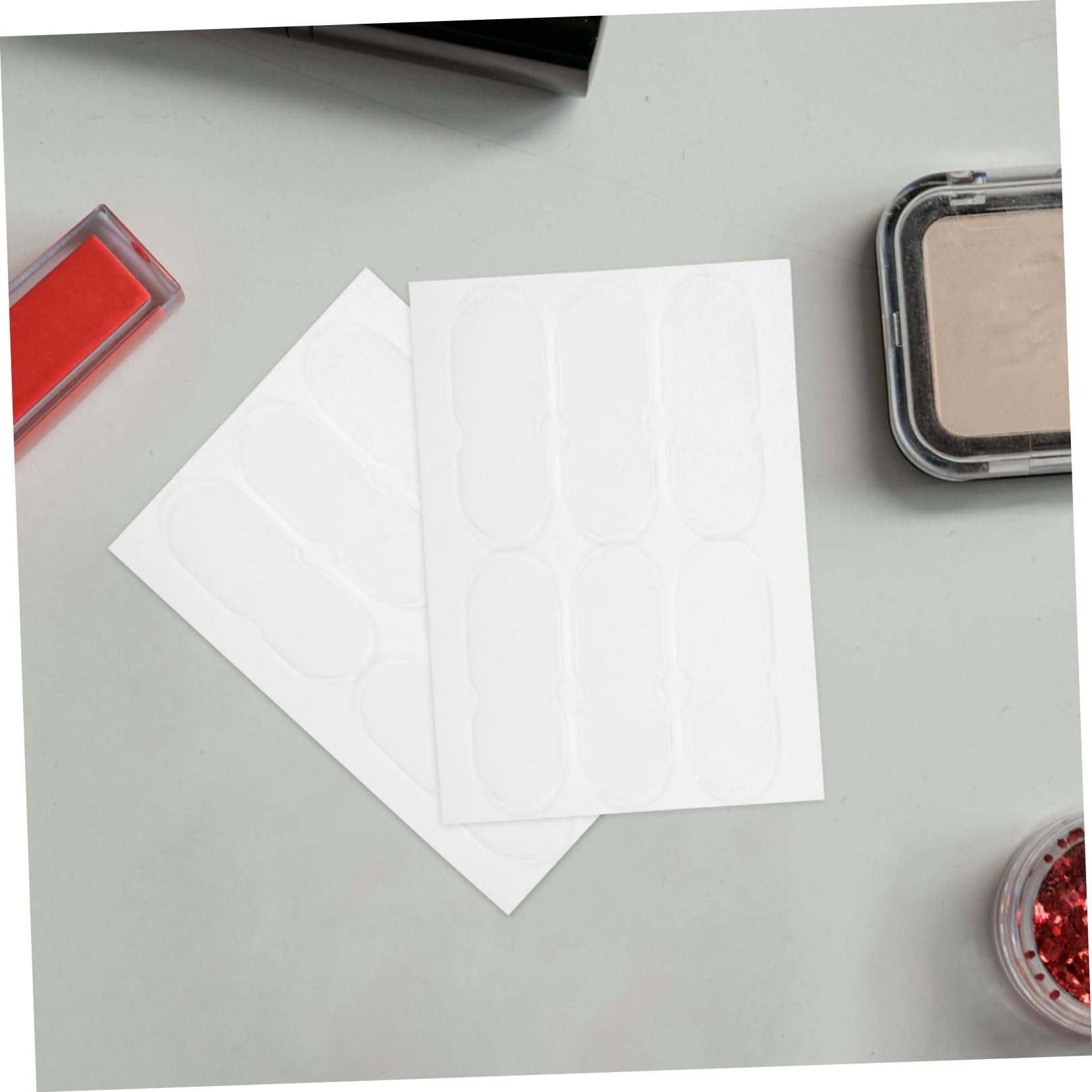 BEBEMOKO 4sets Silicone Ear Correction Tape Patch Discreet Makeup Sticker 60pcs*4