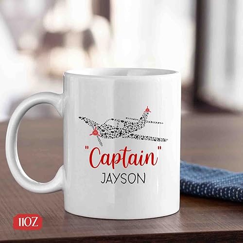 Miniatura 5 de Taza de piloto personalizada, taza de capitán piloto, taza de piloto personalizada, taza de piloto, regalos para piloto, tazas divertidas de piloto,