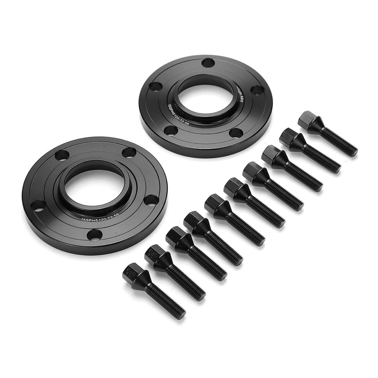 15mm adaptery dystansowe kół PCD 5x120mm 72.56mm dystansowa piasta opony centryczne, dla BMW, E46 E60 E82 E88 E30 E36 E28 E34 E90 E91 E92 E24 Hubcentryczne dystanse kół(2pcs)