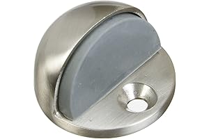 National Hardware N325-324 1936 Door Stops - Nickel