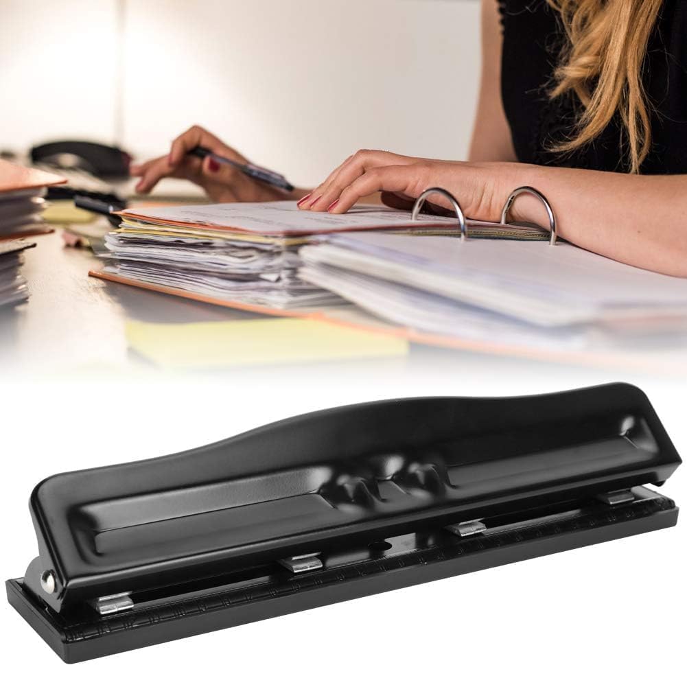 Punzonatrice per carta perforatrice regolabile a 4 fori A4 ricariche perforatrice per carta per la scuola domestica e forniture per ufficio a casa Other Art Supplies