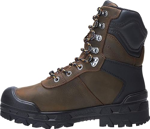 Wolverine Botas Warrior Comp Toe Eh Mt Wp de 8 pulgadas para hombre