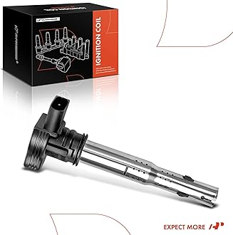 A-Premium Ignition Coil Pack Replacement for A3 A4 A5 A6 Quattro Allroad Q5 Volkswagen Beetle Golf Jetta Passat 2.0L 2.5L Turbo Only