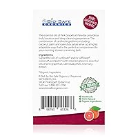 Vista 3 de Bio-Safe Organics Jabón orgánico hecho a mano Pink Grapefruit Paradise, barra de champú exfoliante, aceites esenciales e ingredientes orgánicos