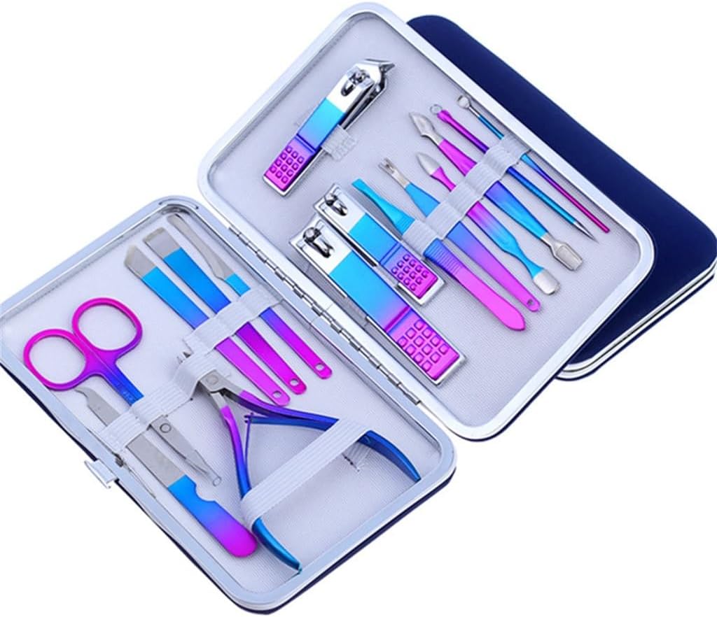 Stainless Steel Manicure Kit Beauty Clippers Pedicure Nail Set Art Package