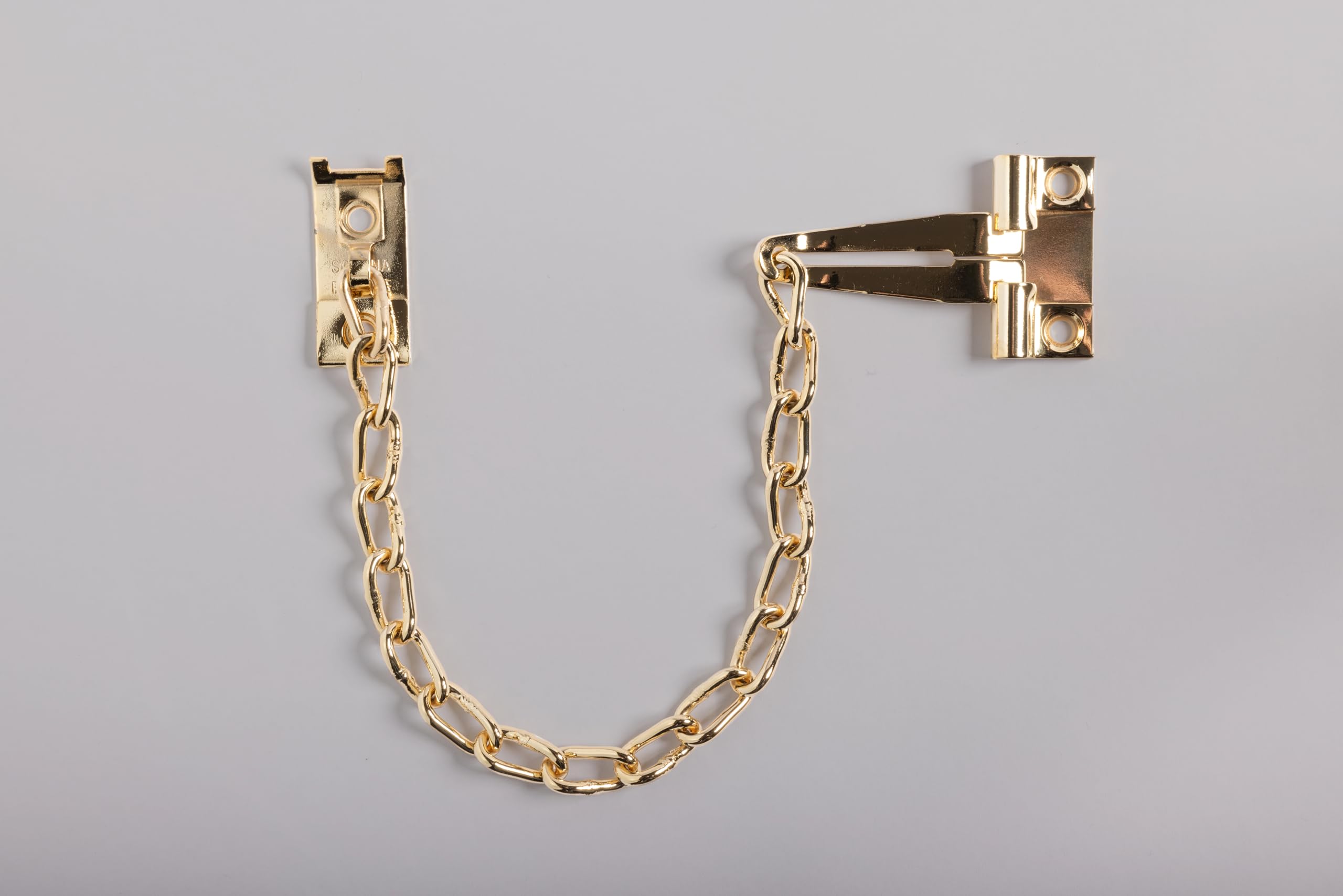 CHAIN Allongée Dorée - Entrebâilleur à chaine pour porte - SOCONA Ref. C2AL