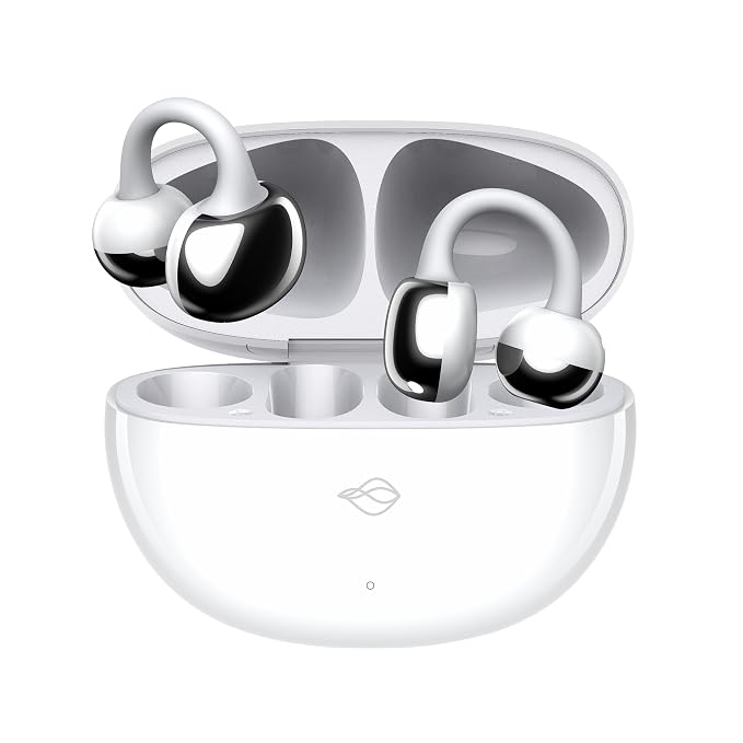SORA Open Ear Clip Earbuds 4.6g ENC Bluetooth 5.4 Work & Sports