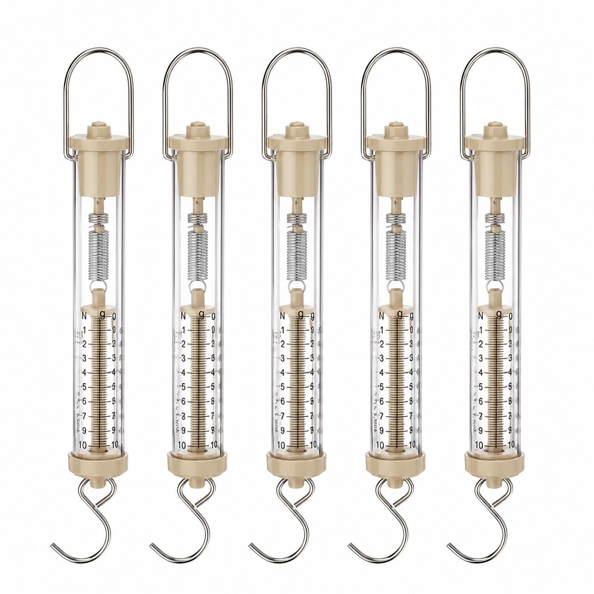 Spring Balance Acrylic Tubular Dynamometer- Dual Transparent Scale, 10N/1KG-image-44