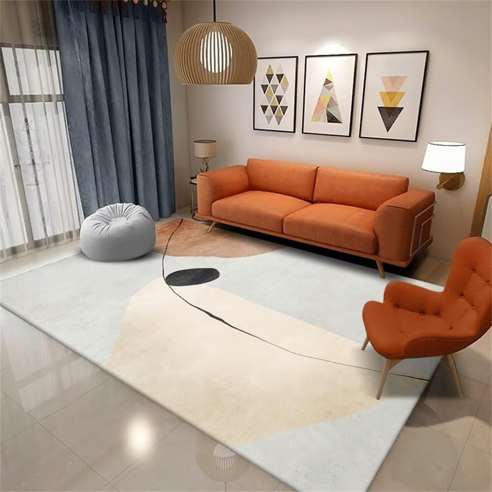 Tapis de salon moderne 70x140 cm facile à entretenir