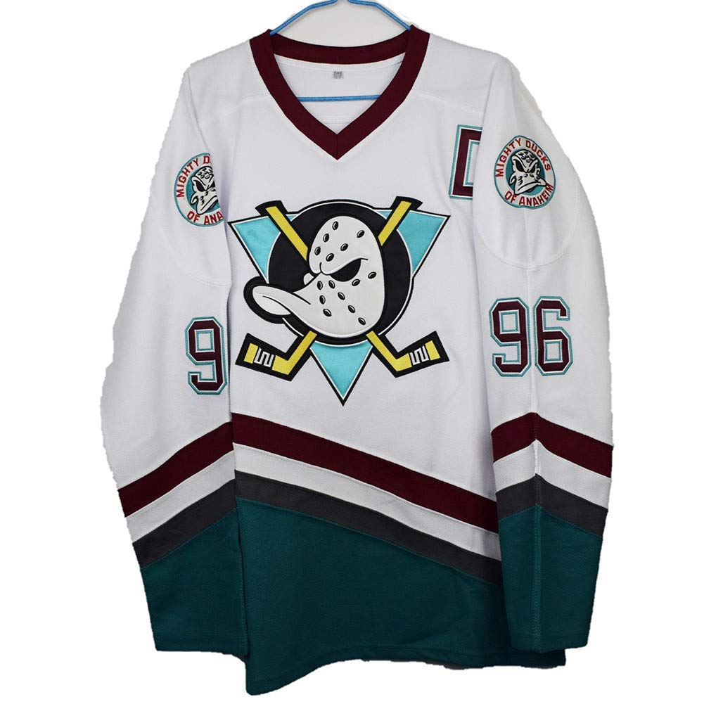 trykot NHL Charlie Conway #96 Mighty Ducks, hokej na lodzie, męska bluza oddychająca, t-shirt, odzież