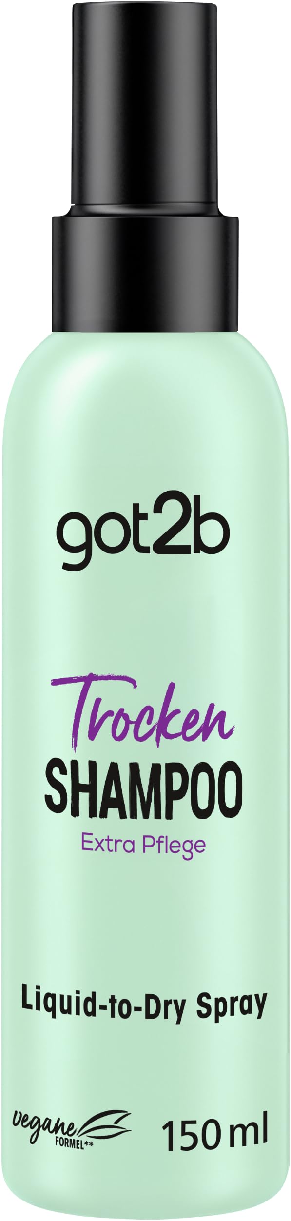 got2b Trockenshampoo Extra Pflege Liquid-to-Dry Spray (150 ml), Dry Shampoo für makellos-frische Looks, Trockenshampoo ohne sichtbare Rückstände mit 24 h fruchtig-floralem Duft