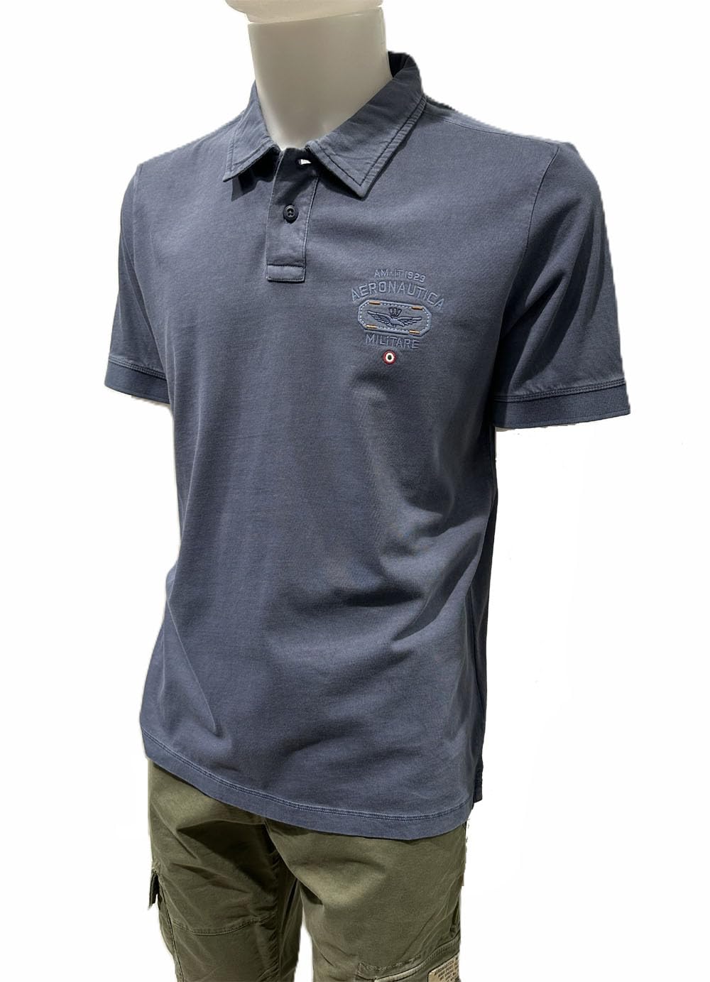 Aeronautica Militare Polo PO1913 para hombre de jersey, camisa, camiseta, manga corta