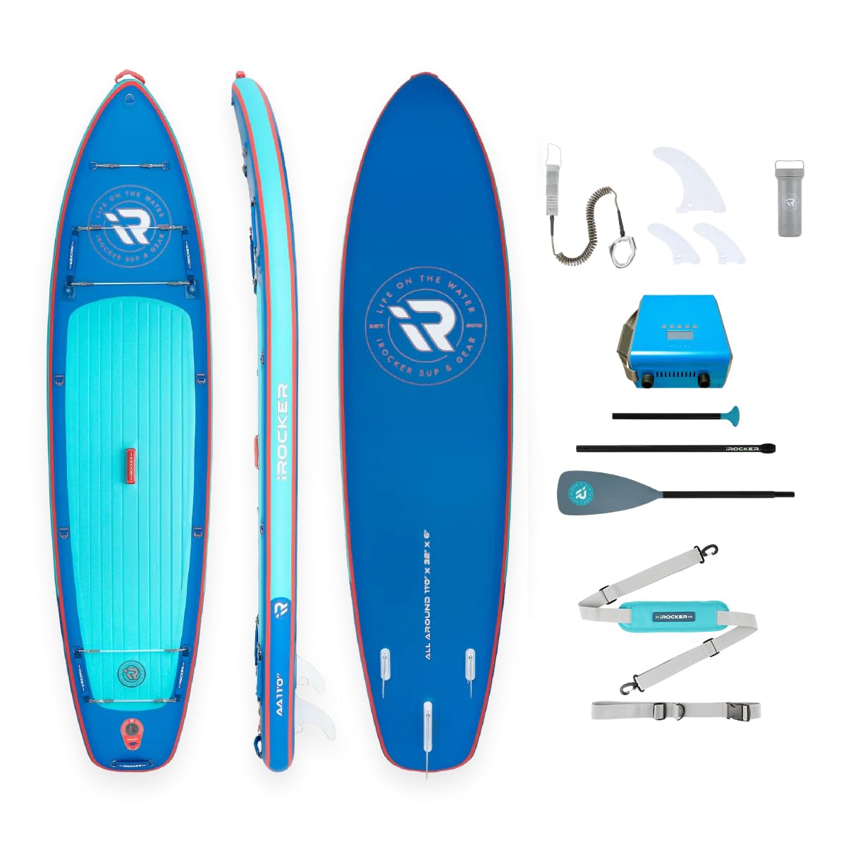 Amazon.com : iROCKER All Around 11 7.0 Inflatable Stand Up Paddle